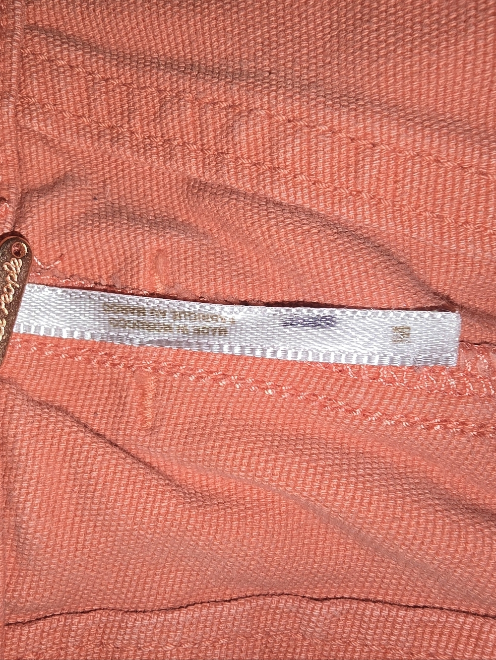 Free People Rayna Carpenter Overalls Burnt Orange Coveralls Denim Jumper, Medium - Picture 15 of 15